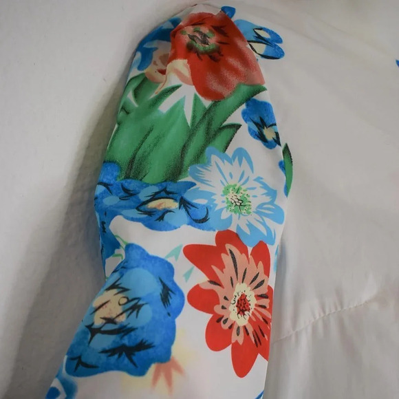 ASOS Floral Dress Sz 8 Mini Pleated Skirt Whimsigoth Party Boho Artsy - Picture 4 of 12